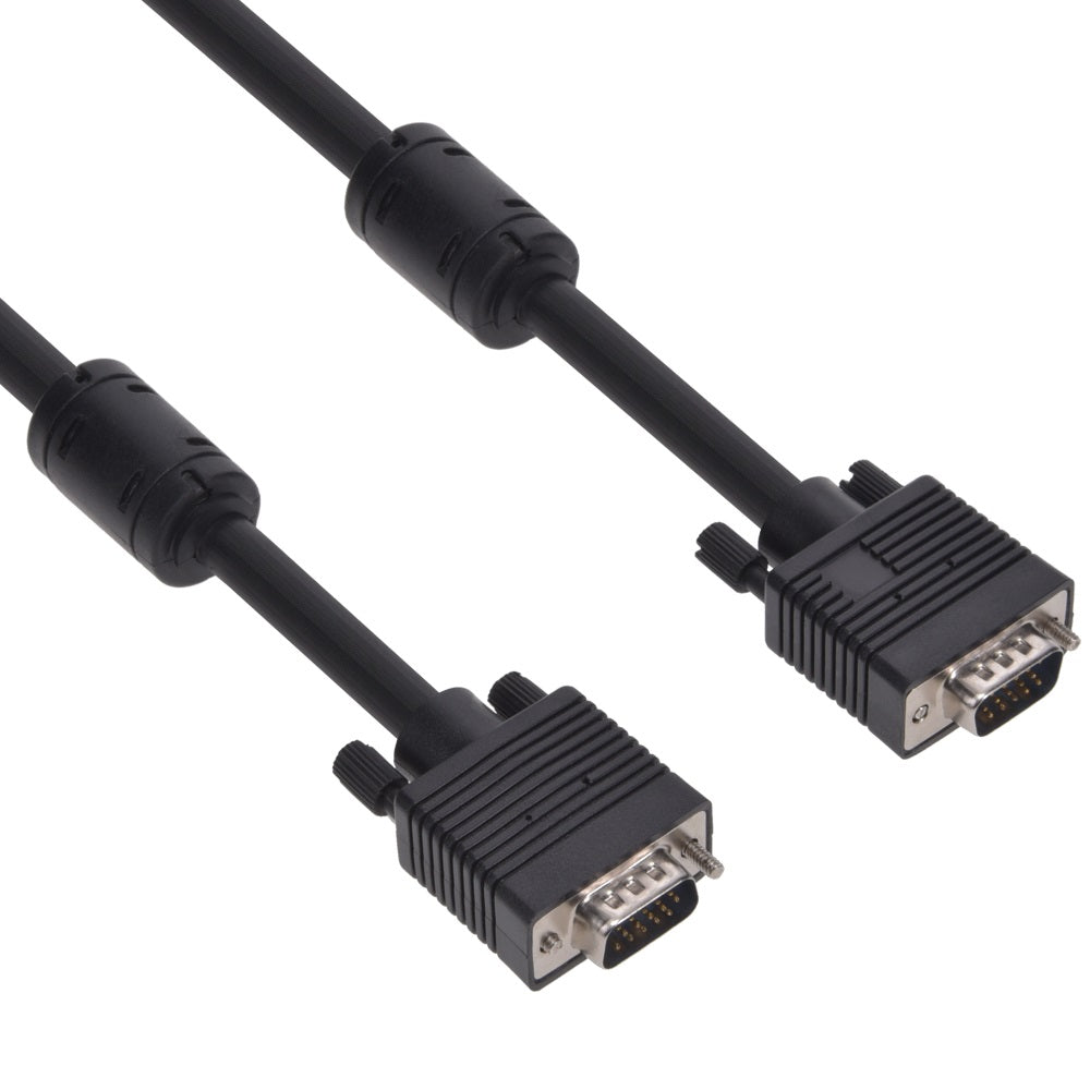 SVGA Male to Male Cable w/Ferrite Core SVGA Male to Male Cable w/Ferrite Core